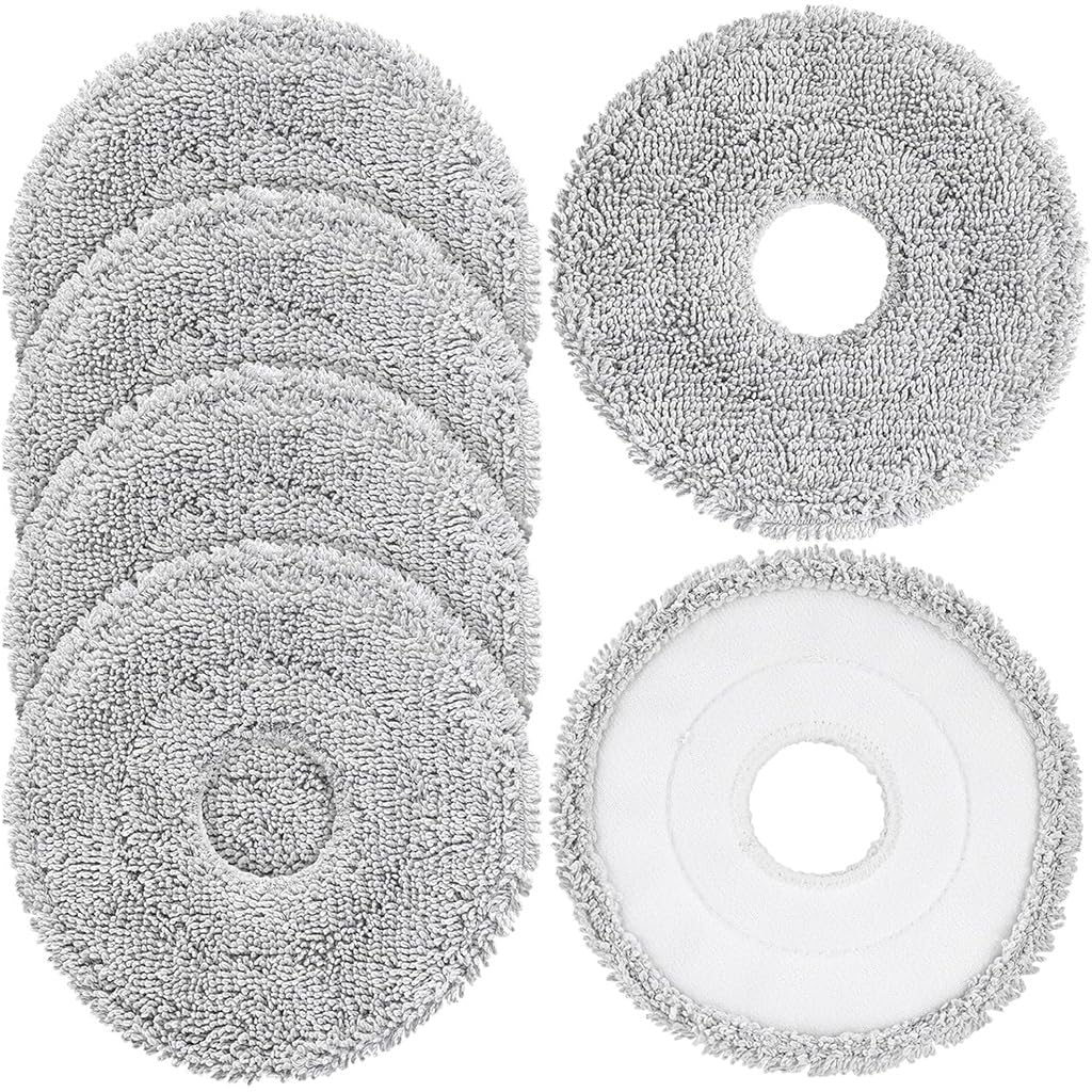 HASTHIP® 6-Pack Mop Pads Compatible with Dreame L40 Ultra,X40 Ultra,X50 L50 L10S L10S Pro Heat Gen2 L40S X30 L10 Robot Vacuum