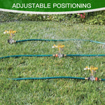 HASTHIP Garden Sprinkler Connectors for Lawn and Plants featuring 7.8 in Adjustable Alloy Stakes