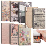 HASTHIP Vintage Scrapbooking Paper Set for DIY Crafts with 480 Sheets and 8 Unique Themes