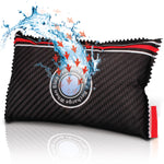 HASTHIP® Bolsa Deshumidificadora Reutilizable 200G, Absorbente de Humedad con Partículas de Silicona, Ideal para Armarios, Baños, Cocina, Coches y Espacios Cerrados - Color Negro Jet