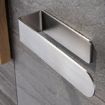 HASTHIP® Wall Towel Holder 9'', 304 Stainless Steel Utility Holder Towel, Self Adhesive Wall Towel Holder for Bathroom & Kitchen, Durable Rustproof Utility Rack for Hand Towels, Towels & Dishcloths