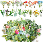 HASTHIP® 12PCS Artificial Rose Flower Heads with Clip