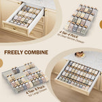 HASTHIP Countertop Seasoning Jar Racks for Kitchen Organization with 4 Tier Stepped Display and Clear Acrylic 11x19 in | Stable Anti Skid Base