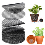 HASTHIP Flower Pot Hole Mesh Pad for Bonsai and Succulent Planters 50 pcs 10 cm | Reusable Polyamide Screen Reduces Soil Loss and Improves Drainage