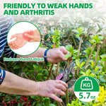 HASTHIP Gardening Scissors for Plants and Shrubs with 20 cm SK5 Blade and Safety Lock | Ergonomic Handle