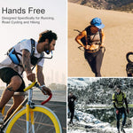 HASTHIP® Mochila de Hidratación 2L Impermeable y Ultraligera,Chaleco de Hidratación Ajustable para Correr,Senderismo Ciclismo y Camping Mochila Transpirable con Bolsa Agua BPA Free