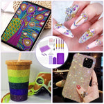 HASTHIP Diamond Painting Tools Kit with 46PCS Accessories and 28‑Grid Organizer Box | DIY Art Storage Solution