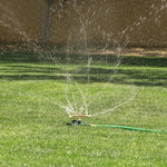 HASTHIP Water Sprinkler for Garden Irrigation featuring 3-Head Brass Nozzles and 360 Rotation | 2PCS