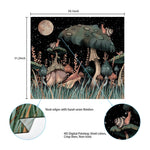 HASTHIP Trippy Mushroom Tapestry for Room Wall Art 51.2 x 59.1 in featuring HD Printing | Polyester Fiber Hanging Decor