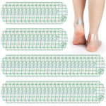 HANNEA® 60Pcs Heel Protectors Invisible Waterproof Blister Tape Self-Adhesive Foot Care Sticker Wear-Resistant Pain Relief Tape Shoes Heel Stickers Wrap to Prevent Blister Friction(4.9 x 6.9cm)
