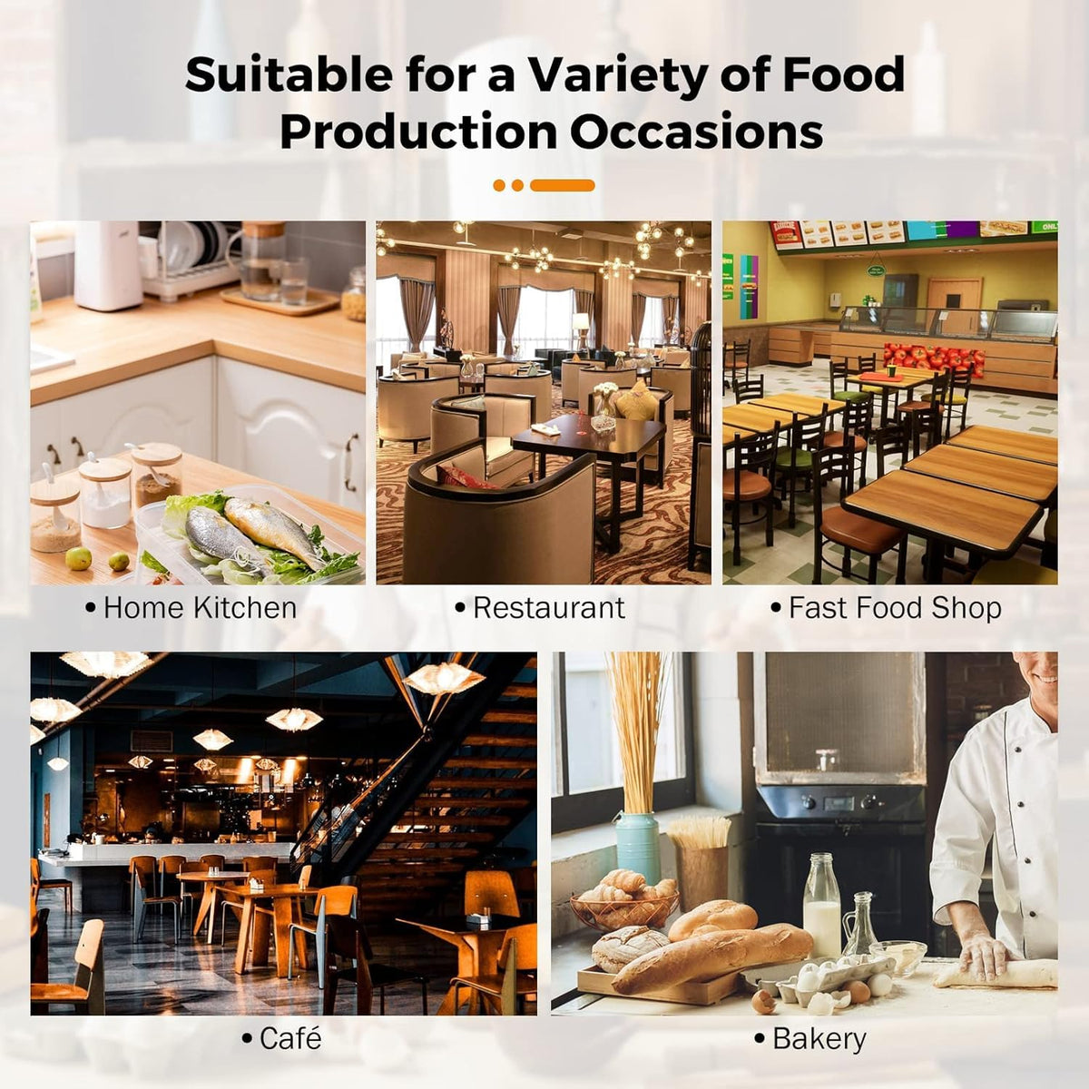 HASTHIP Commercial Kitchen Timer for Restaurants with 8 Channel Display and Loud Alarm | Programmable Cooking Reminder