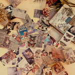 HASTHIP Vintage Scrapbooking Paper Set for DIY Crafts with 480 Sheets and 8 Unique Themes