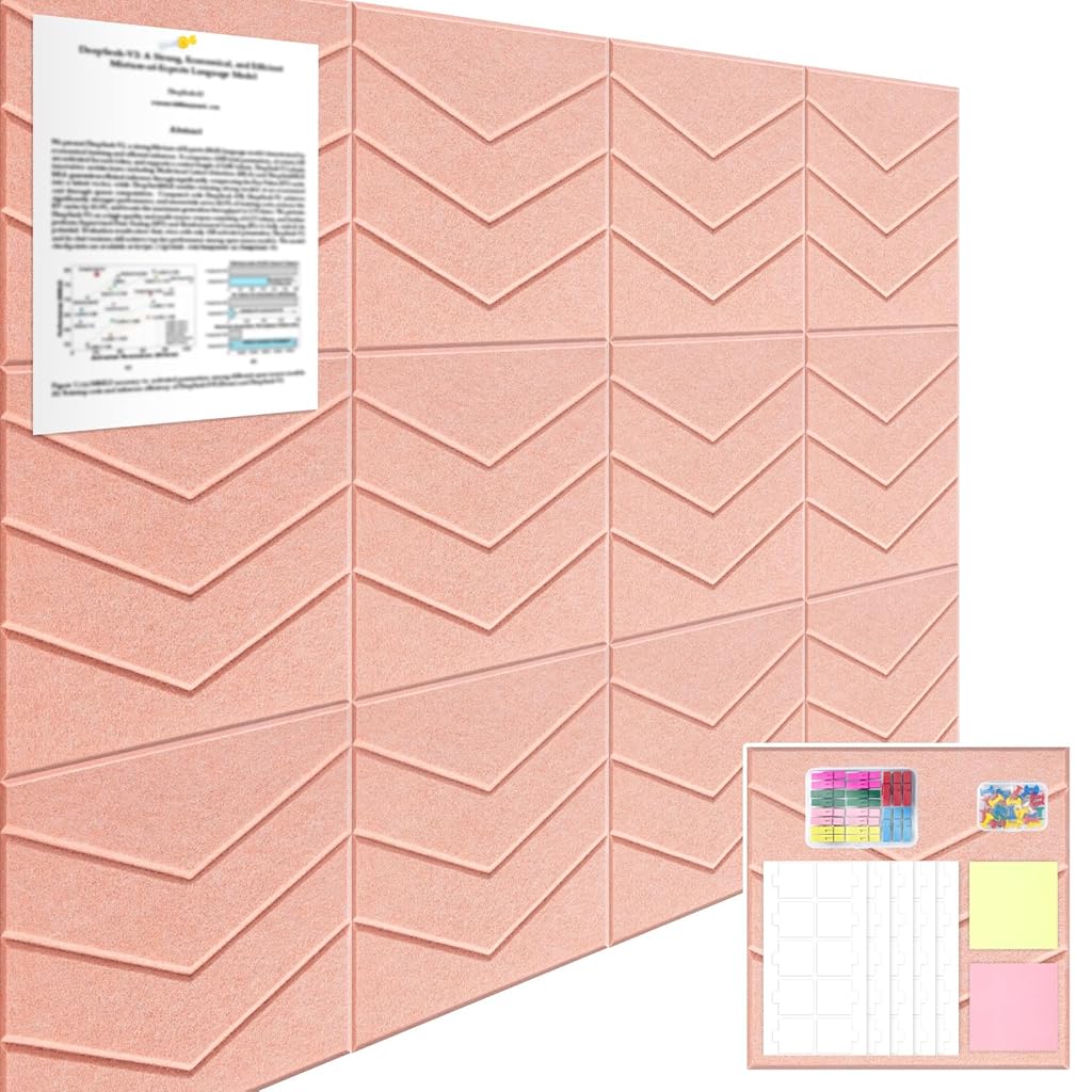 HASTHIP® 12-Pack Cork & Felt Wall Tiles