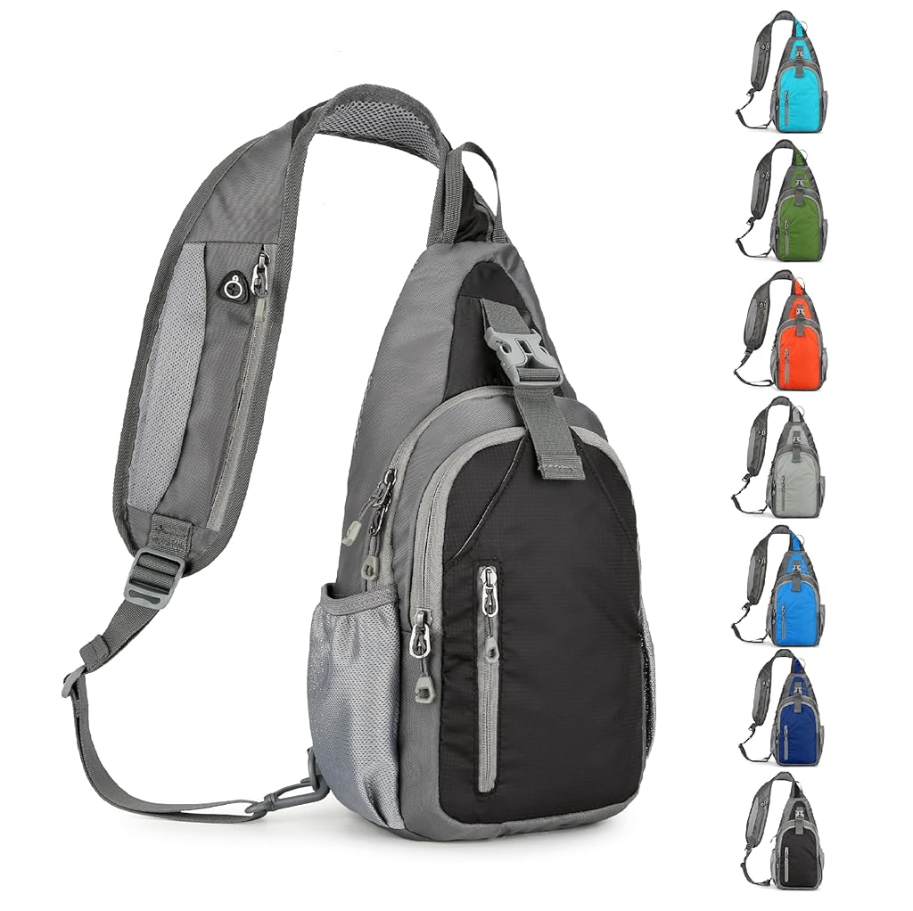 HASTHIP® Large Crossbody Sling Backpack Hiking Daypack