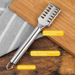 HASTHIP® 4PCS Stainless Steel Living Fish Scale Shaver Scraper for Fast Cleaning Skin