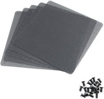 HASTHIP PC Fan Dust Filter for 120mm Case Fans with 20 Screws and PVC Mesh Cover | 5 Pack
