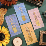HASTHIP® Juego de marcapáginas metálicos con diseño mariposas y flores