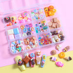HASTHIP® 3D Mix Assorted Color Nail Charms Acrylic Multi Cute Nail Art Charms