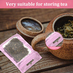 HASTHIP Smell Proof Mylar Bags for Candy and Cookies with Resealable Ziplock | 100 Pcs 8 x 13 cm Pink