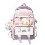 HASTHIP® Adorable backpack with cute cards and badges
