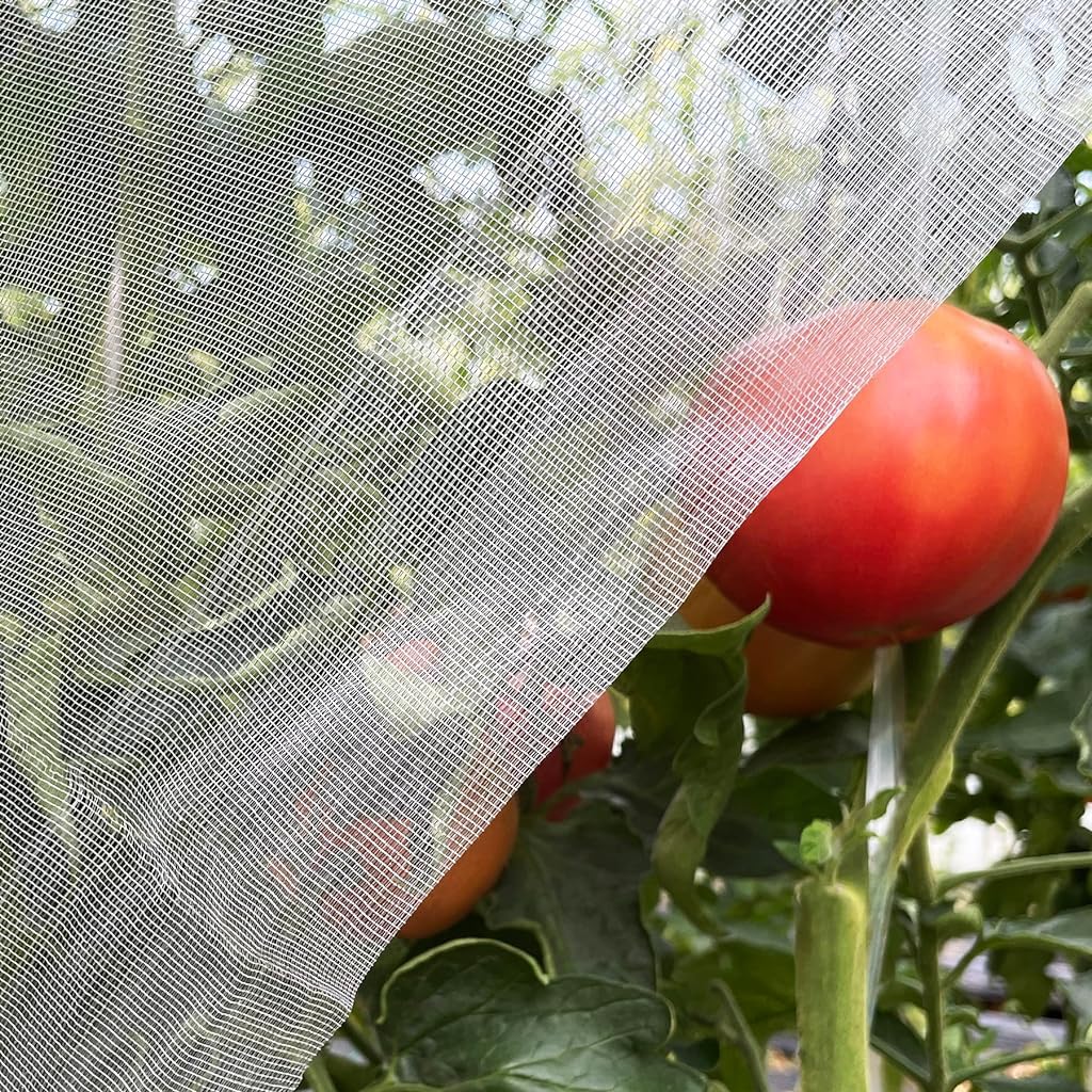 2.5*5m Ultra Fine Garden Mesh Netting for Plant Protctive, Durable PE Plant Netting Cover for Protect Your Vegetables, Fruits, Flower & Trees, Greenhouse Cover Protection Mesh Net Covers