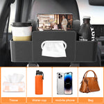 HASTHIP® Car Rear Backseat Extra Multifunctional Drink Cup Holder Organizers with Tissue Storage Box