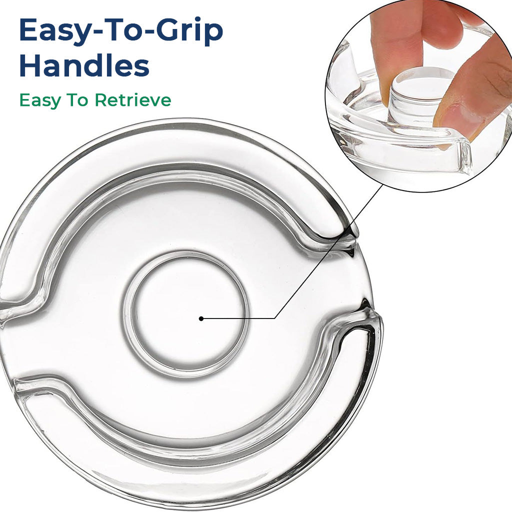 HASTHIP Fermentation Weight Glass for Wide Mouth Mason Jars, 2 Pack 7oz Pickling Weights