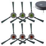 HASTHIP® 6pcs Replacement Side Brushes for Ecovacs Robot Vacuum U2 Pro Robust Nylon Bristle Side Brushes Spare Side Brushes.