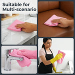 HASTHIP 20-Pack Microfiber Cleaning Cloth Roll, Reusable Tear-Away Towels, 25*25cm