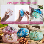 HASTHIP Resin Molds Mushroom Jars for DIY Epoxy Crafts featuring 2 Parts and 9.38 oz Capacity