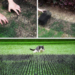 HASTHIP® Alfombrilla Repelente para Gatos y Perros, Tapete con Pinchos Plástico Antirayaduras, Mat Disuasorio Cortable 78''x11'', Protector Sofá, Jardín, Ventana, Entrenamiento Mascotas