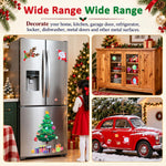 HASTHIP 23-Piece Reusable PVC Christmas Tree Decor Set for Refrigerators and Metal Surfaces