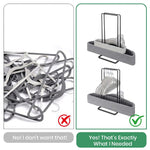 HASTHIP Stackable Hanger Storage Rack in Carbon Steel, Matte Finish, Holds Up to 100 Hangers
