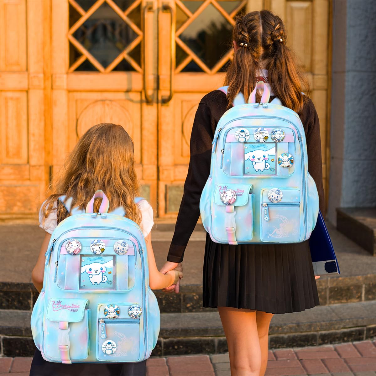 HASTHIP Cinnamoroll School Backpack for Girls