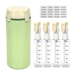 HASTHIP 4-in-1 30ml Travel Toiletry Bottle Set - Green