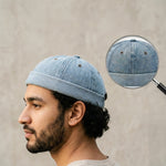 HASTHIP Brimless Mesh Docker Beanie Hat for Men