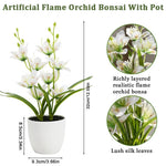 HASTHIP Artificial Peony Flowers with Decorative Pot for Year-Round Indoor Decor