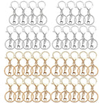 HASTHIP 20-Piece Metal Lobster Claw Clasps and Key Rings for DIY Crafts and Custom Accessories