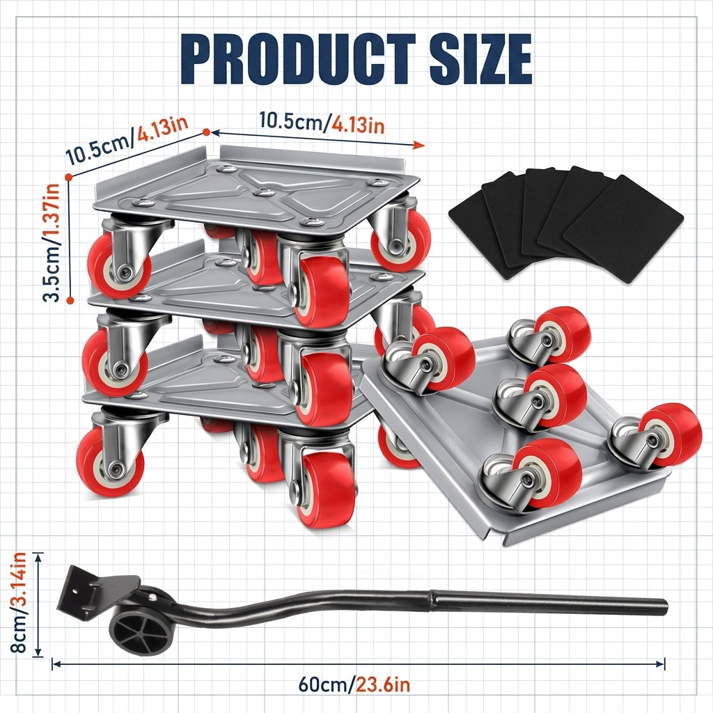 HASTHIP Furniture Mover Set for Appliances