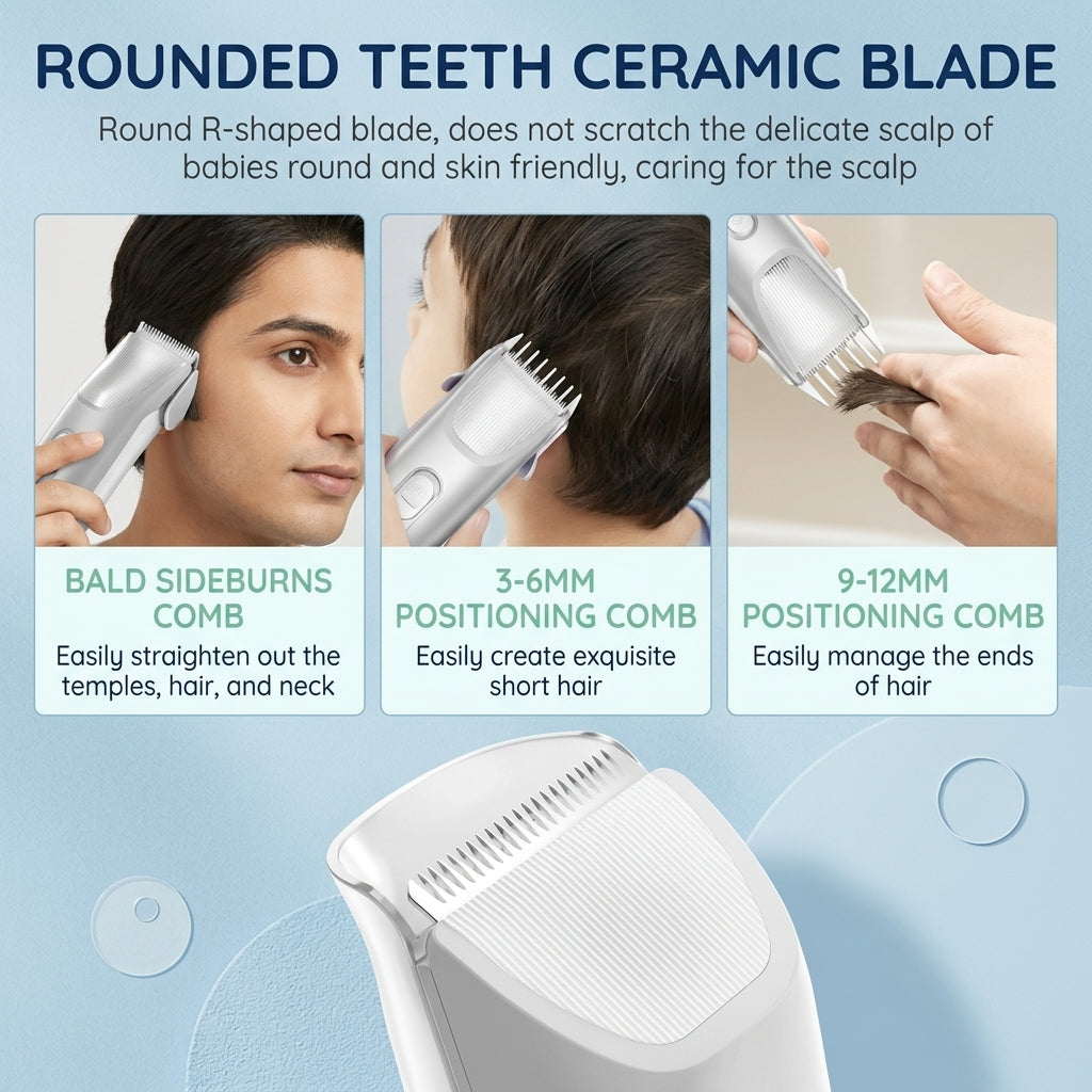 HASTHIP® Baby Hair Clipper for Ages 0-5