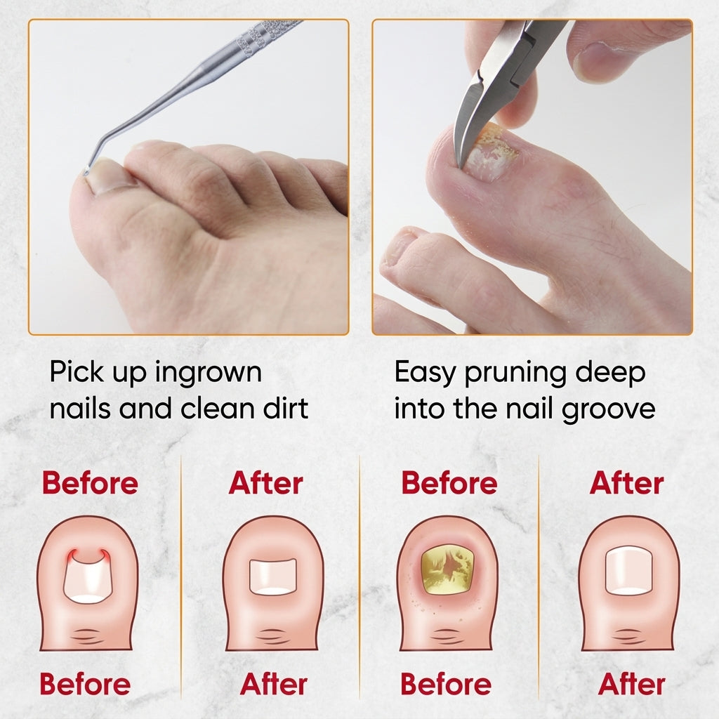 HASTHIP® 6-Piece Wide Jaw Nail Clipper Kit