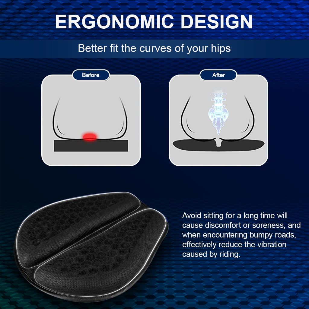 HASTHIP 3D Breathable Gel Bike Seat Cover