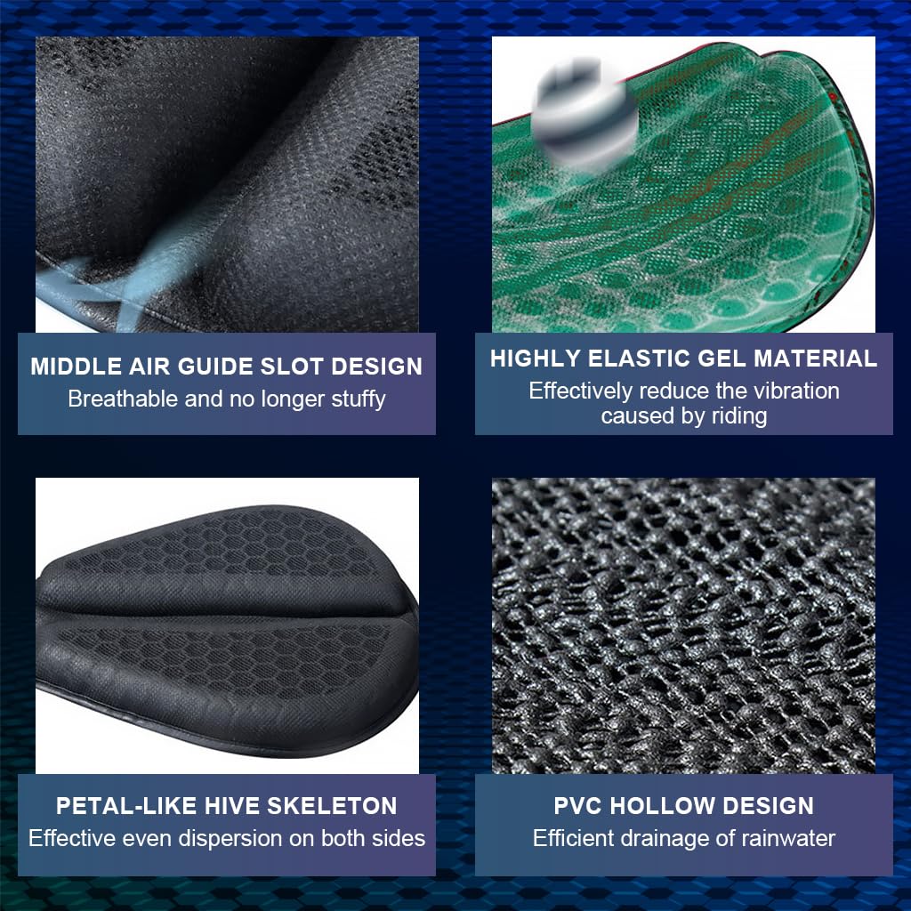 HASTHIP 3D Breathable Gel Bike Seat Cover