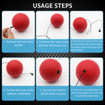 HASTHIP® Boxing Reflex Ball, 2 Boxing Training Balls with Double-Layer Adjustable Headbands Mma Speed Training for Adult/Kids Perfect for Reaction, Agility, Hand Eye Coordination
