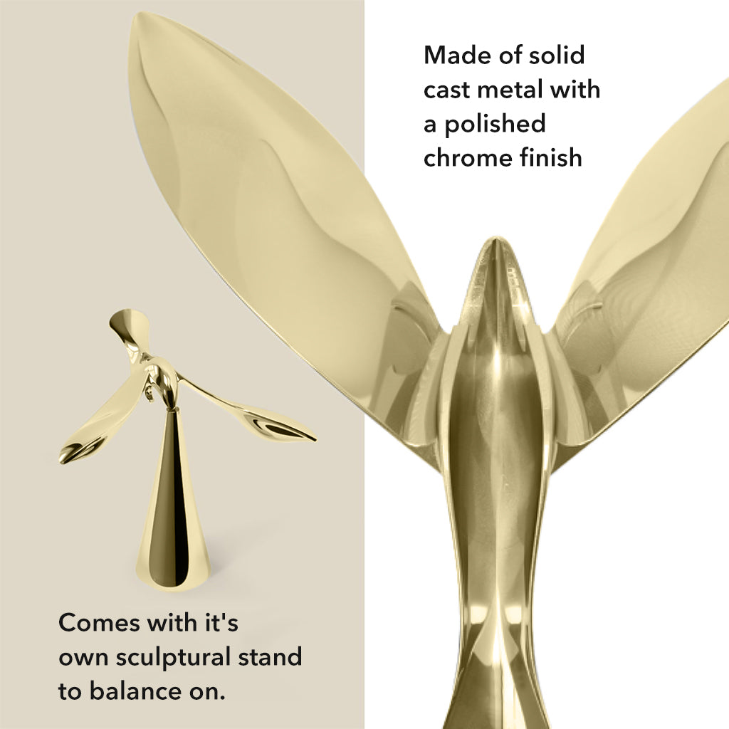 HASTHIP® Bottle Opener with Holder Creative Zinc Alloy Flying Bird Bottle Opener Desk Decor Balancing Bird Beer Bottle Opener Crown Cap Bottle Opener Vintage Home Gift Christmas Gift