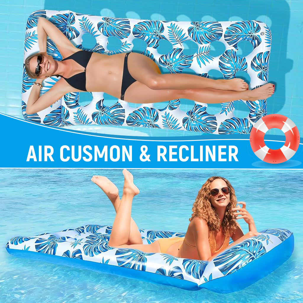 HASTHIP® Inflatable Pool Lounger for Adult 5.25ft Long Swimming Pool Float Inflatable