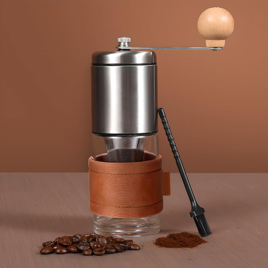 HASTHIP® Manual Coffee Grinder Brewing Integrated Stainless Steel