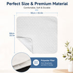 HASTHIP Washable Waterproof Underpad for Adults, Toddlers and Seniors with Slip-Resistant Backing