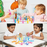 HASTHIP 10-Piece Giraffe Magnet Figures with Bendable Limbs for Fridges and Whiteboards