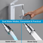 HASTHIP Flexible Faucet Extender with 360 Rotation, Two Water Modes and Bendable Positioning